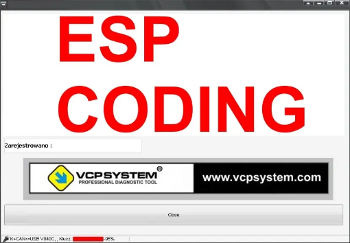 VcpCan Pro Ek Kodlama Seçeneği ESP		