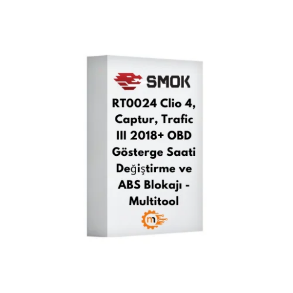 Rt0024 Clio 4 /capture/ Trafic III 2018-... Obd Change Km Dashboard+ Blockade Abs For Multitool resmi