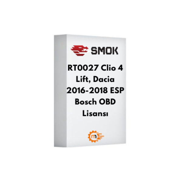 RT0027 Clio 4 Lift ve Dacia 2016-2018 ESP Bosch OBD lisansı resmi