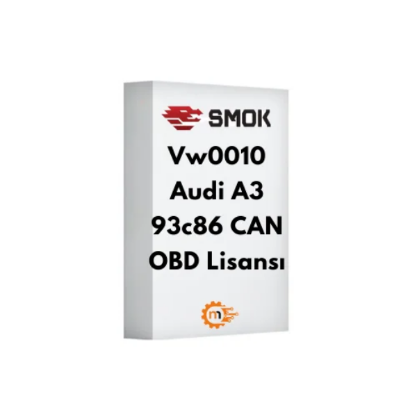 Vw0010 Audi A3 93c86 CAN OBD Lisansı resmi