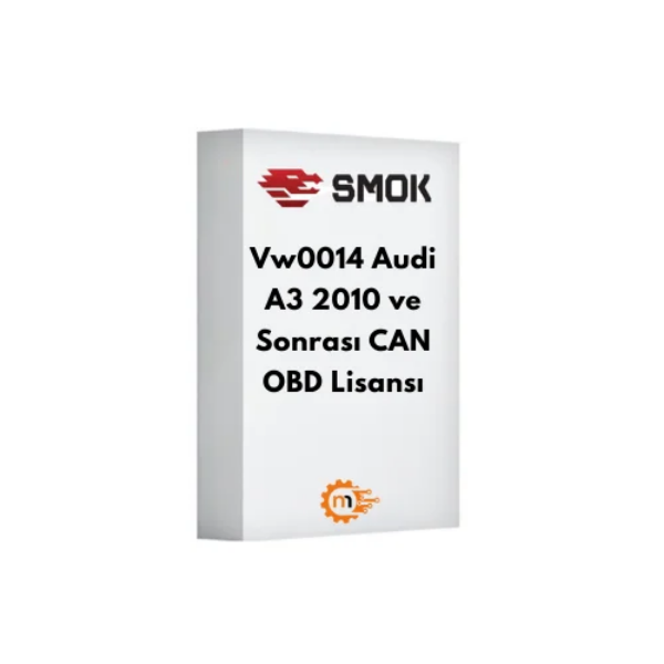 Vw0014 Audi A3 2010 ve Sonrası CAN OBD Lisansı resmi