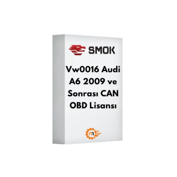 Vw0016 Audi A6 2009 ve Sonrası CAN OBD Lisansı resmi