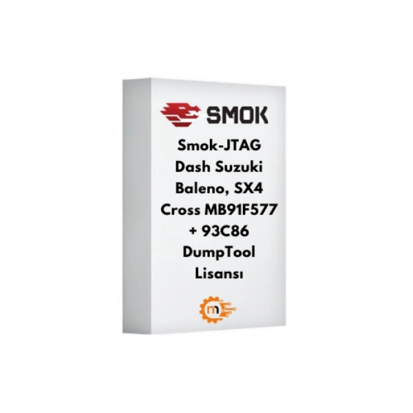 UH0003 Smok-JTAG Dash Suzuki Baleno, SX4 Cross MB91F577 + 93C86 DumpTool Lisansı resmi