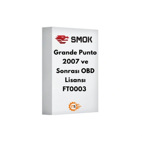 FT0003 Grande Punto 2007 ve Sonrası OBD Lisansı resmi