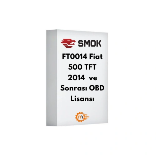 FT0014 Fiat 500 TFT 2014 ve Sonrası OBD Lisansı resmi