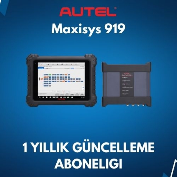 Autel MaxiSYS MS919 1 Yıllık Güncelleme Kampanyası