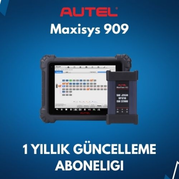 Autel MaxiSYS MS909 1 Yıllık Güncelleme Kampanyası